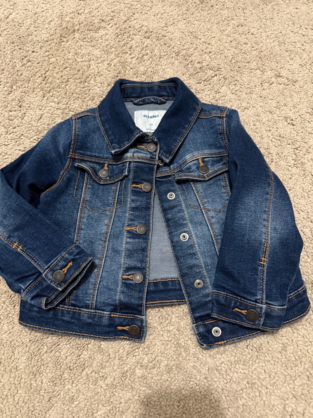 Like New Toddler Girl Old Navy 2T Blue Denim Jacket